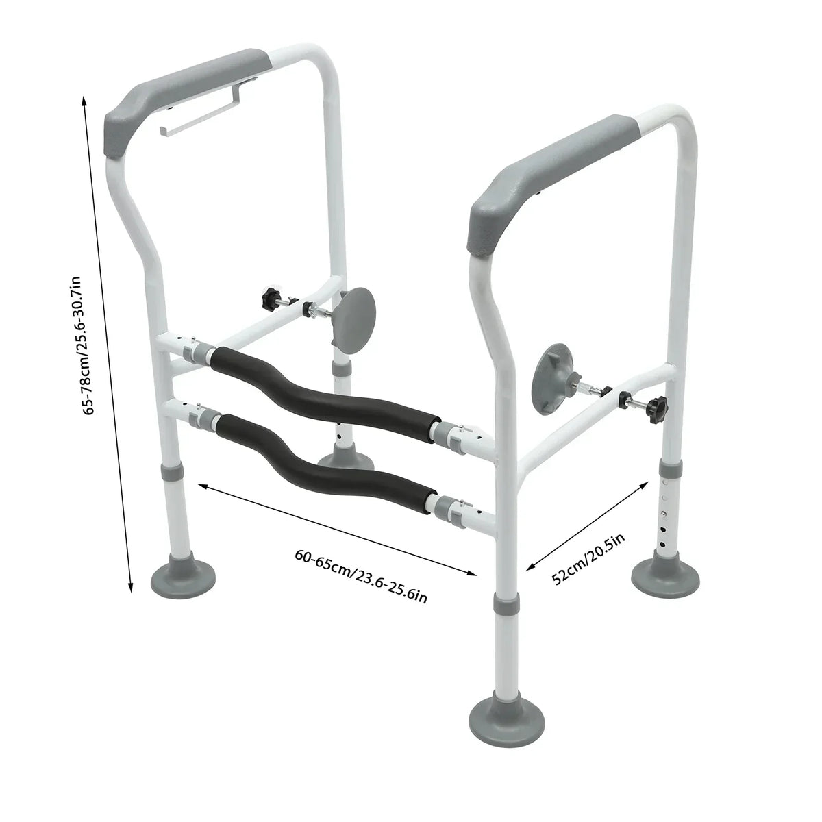 Skanto | Height Adjustable Toilet Aid Senior Care Safety Bars