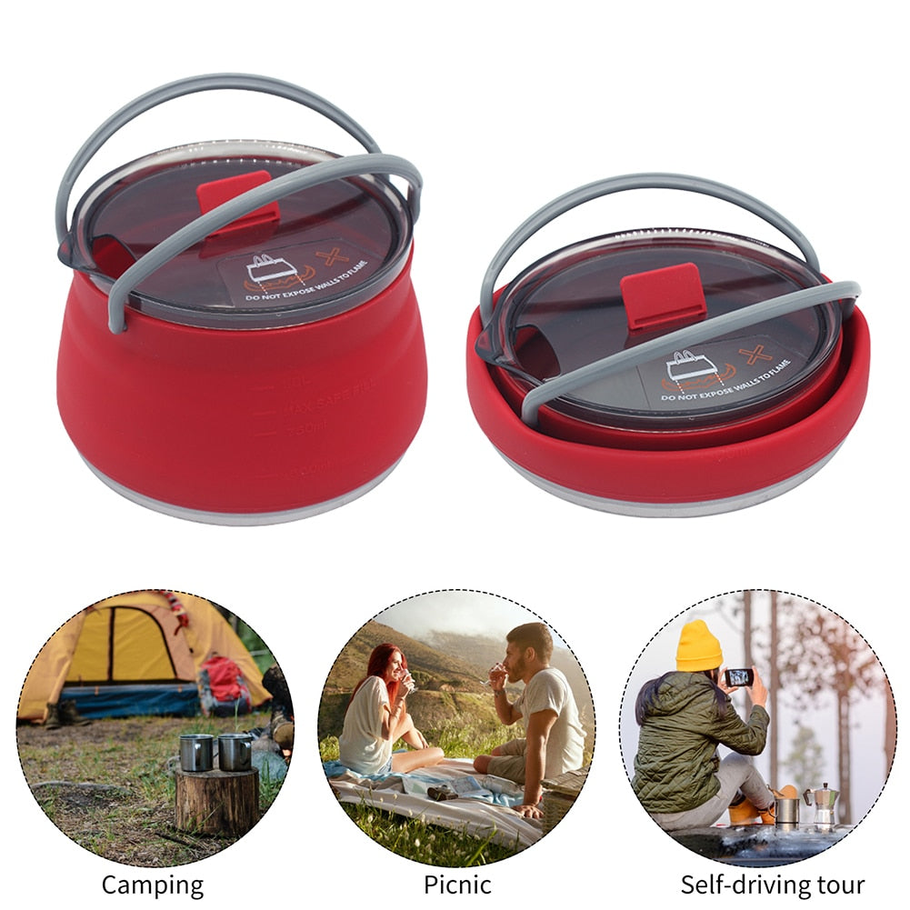 Travel Go Multifunctional Collapsible Outdoor Kettle | Kalsten