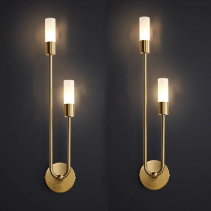 Modern Gold LED Wall Light – Nordic Sconce for Living Room, Bedroom, Kitchen, and Hallway Décor | Kalsten