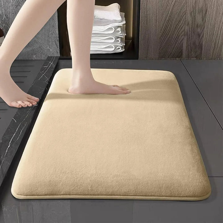 Ultra Absorbent Nordic Bath Mat Shower Room Floor Mat Super Anti-Slip Cushioned Soft Velvet Shower Mat For Washroom | Kalsten