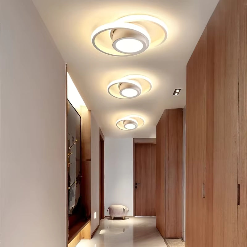 Double Ring LED Flush Mount Ceiling Light