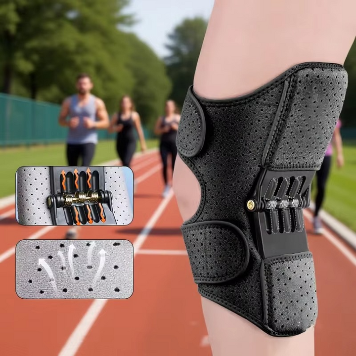 Kalsten | Adjustable Knee Support Brace with Power Rebound Springs for Joint Relief and Stability