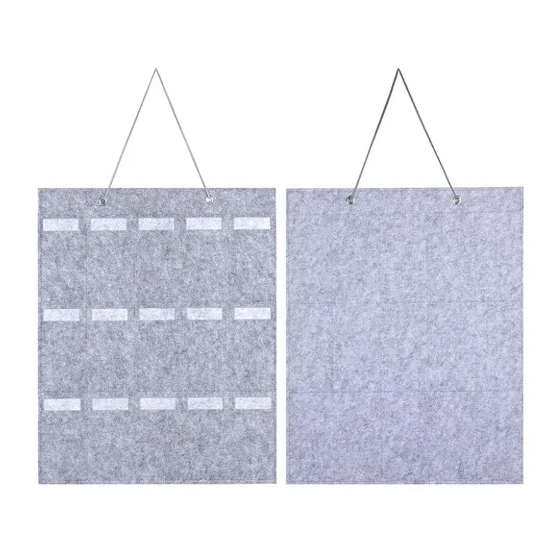 Skanto | GlasSpace Organizer | Wall-Mounted Glasses Holder | Foldable Sunglasses Storage Bag | Space-Saving & Dustproof | 42 × 38 cm