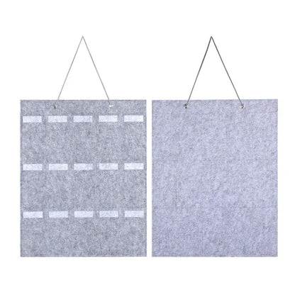 Skanto | GlasSpace Organizer | Wall-Mounted Glasses Holder | Foldable Sunglasses Storage Bag | Space-Saving & Dustproof | 42 × 38 cm