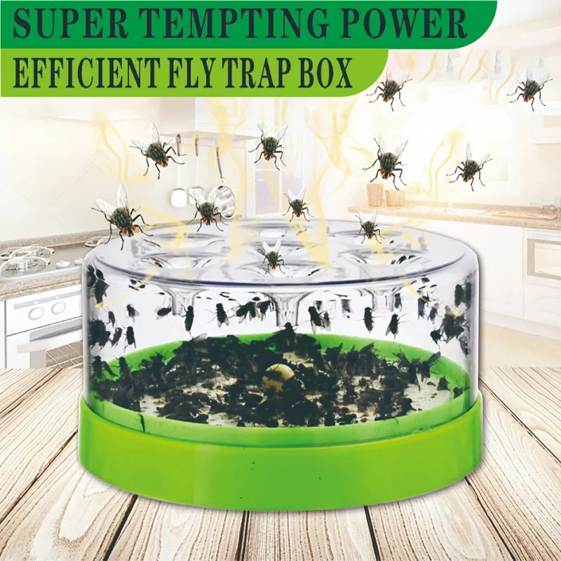 Kalsten | Fly Trap EcoTrap 7 | Reusable & Non-toxic | Without Electricity & Chemicals | With 7 Entrances for Effective Fly Control