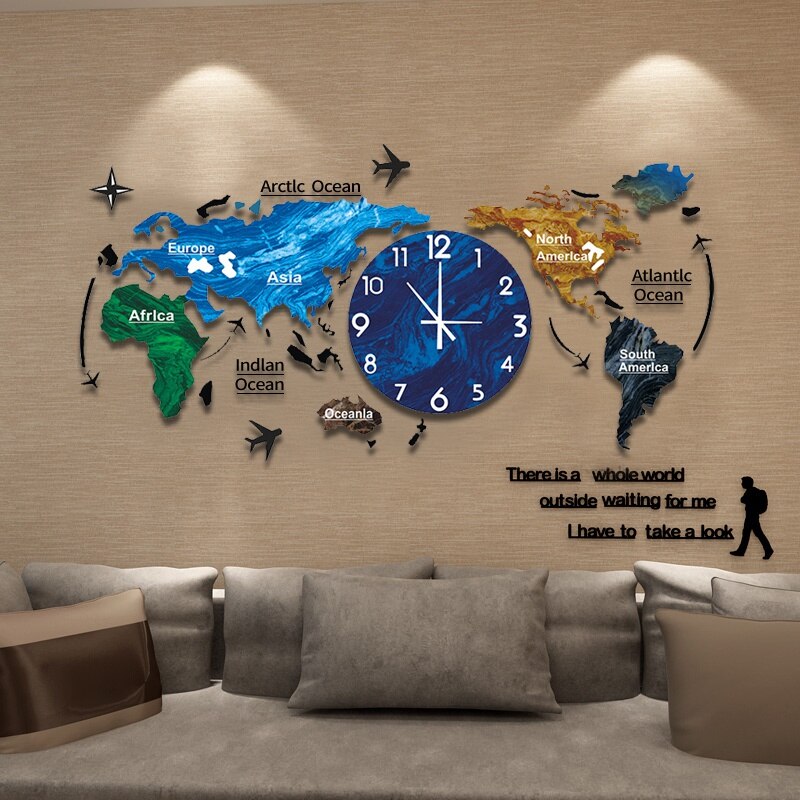 Kalsten | Artsy Time Unique Acrylic 3D DIY Wall Clock