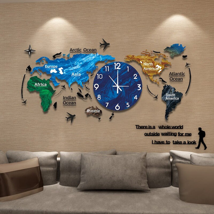 Kalsten | Artsy Time Unique Acrylic 3D DIY Wall Clock