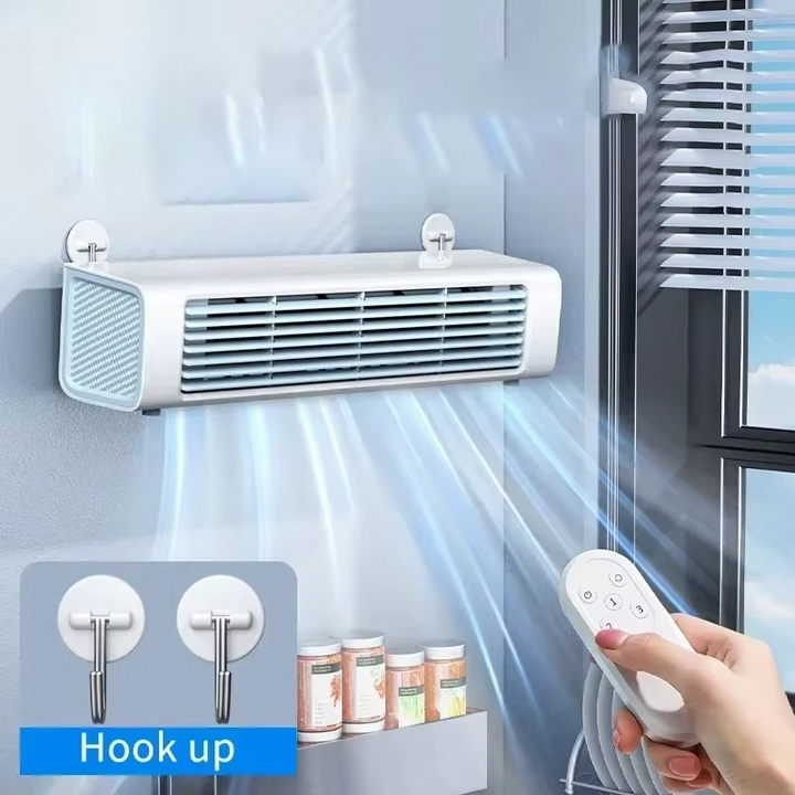 Kalsten | Ultra-Quiet Wall-Mounted Bladeless Fan - Powerful & Compact Air Cooler for Home and Office