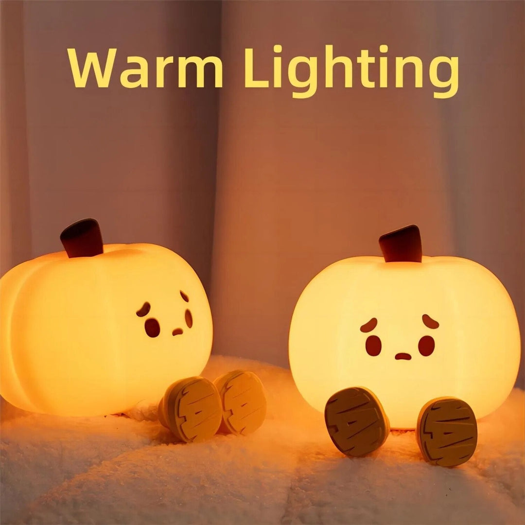 Sad Pumpkin Touch Sensor Lamp Decor | Kalsten
