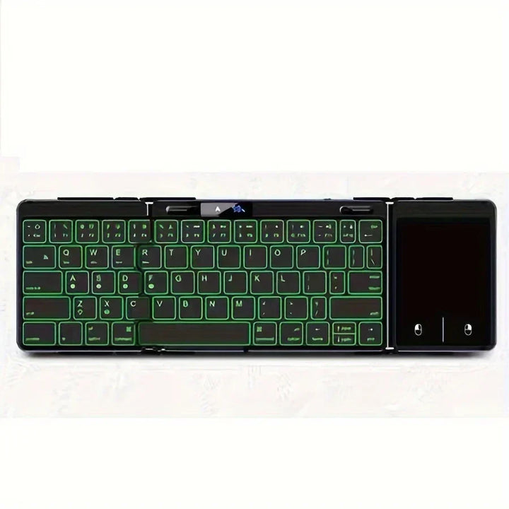 Kalsten | Foldable RGB Wireless Built-in Touchpad Backlit Travel Keyboard