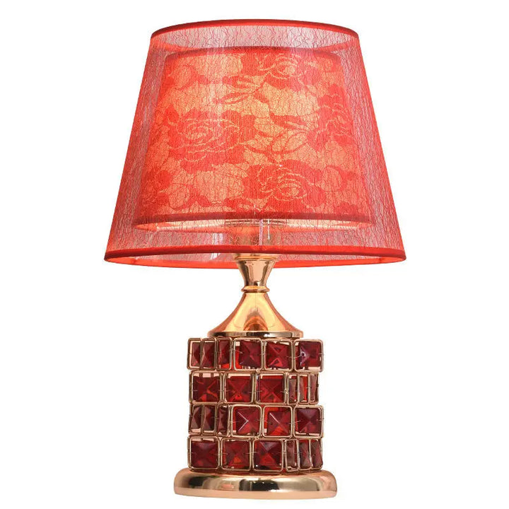 Modern Crystal Table Lamp – European Style Luxury Lamp for Wedding Gift Ideas, Sweet Bedrooms, and Home Decor | Kalsten