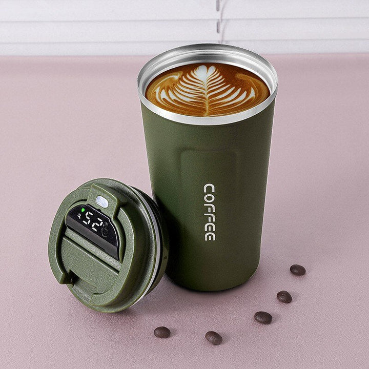 LED Temperature Display Smart Thermos Coffee Mug | Kalsten