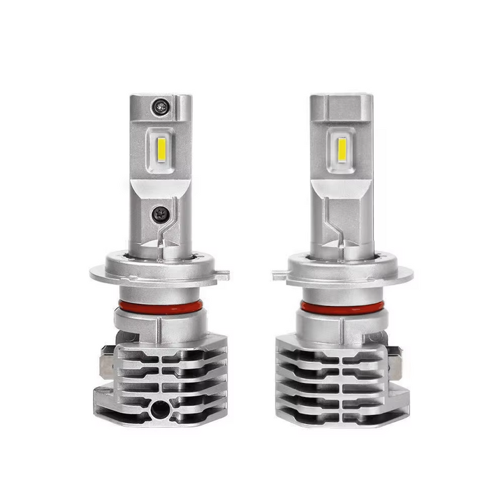 Ultra-Bright LED Headlight Bulbs (H4/H7, 12–24V)