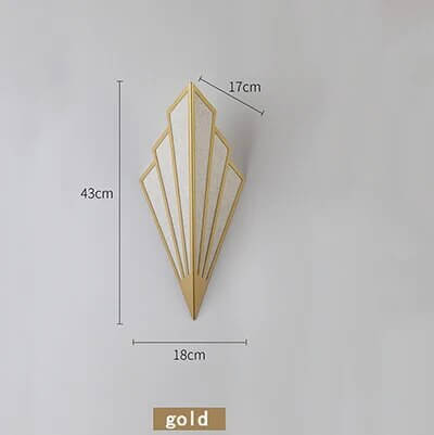 Fan-shaped Art Deco Wall Light | Kalsten