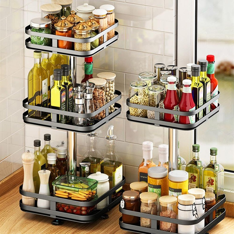 360° Rotatable Multifunctional Storage Rack Kalsten