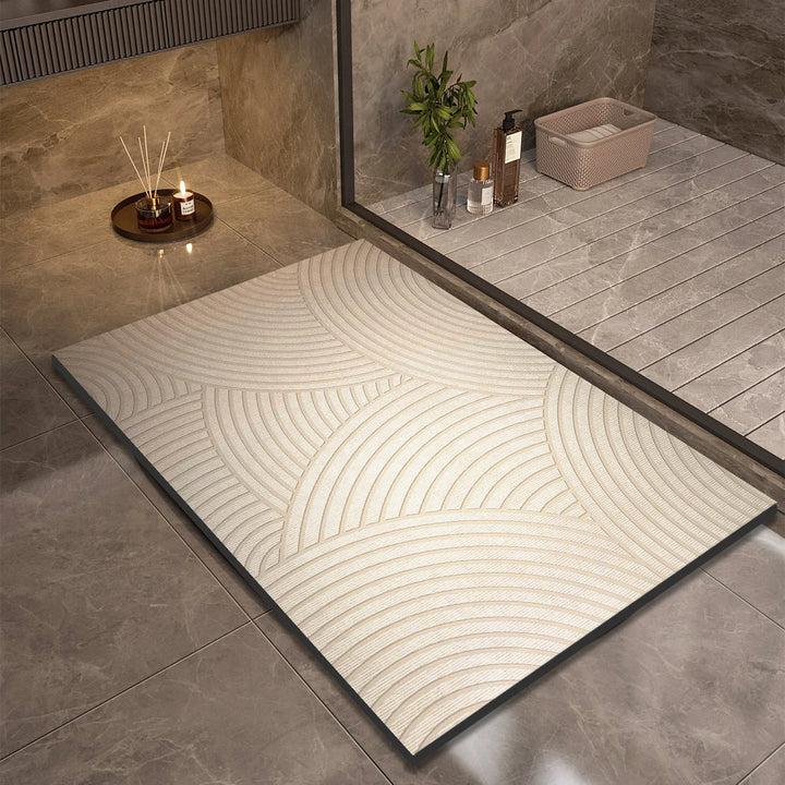 Kalsten | Superabsorbent Non-slip Bath Mat Quick-drying Shower Rug