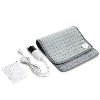 Karnz | ThermaEase Electric Heating Pad | 9 Temperature Settings & 4 Timer Modes | 30x60 cm | Washable & Fast Heating | For Back, Abdomen & Legs