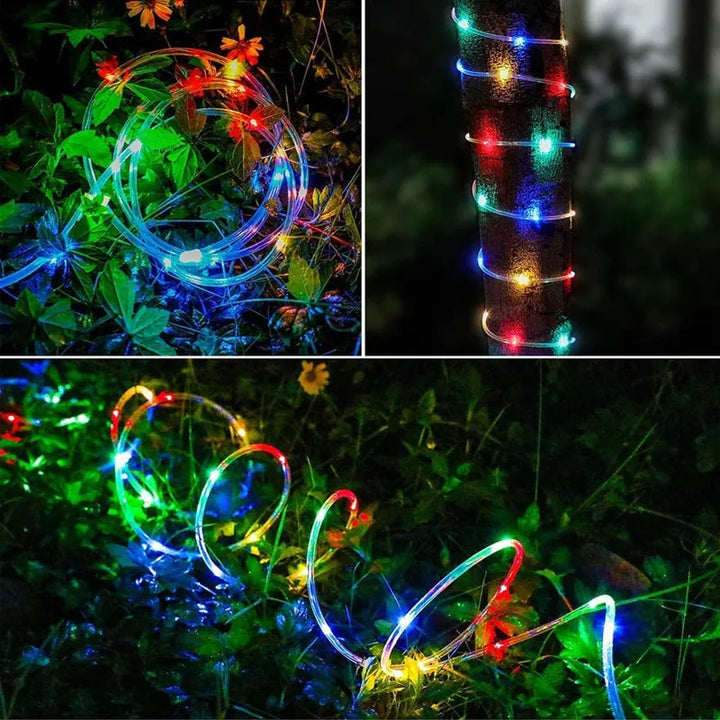 Kalsten | LumiSolar String Lights Outdoor | 7–32 m | Solar Powered & Waterproof | 8 Light Modes | Christmas, Garden & Party Lighting