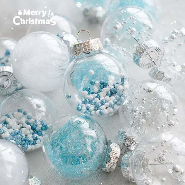 Transparent hollow ball Christmas tree decoration | Kalsten