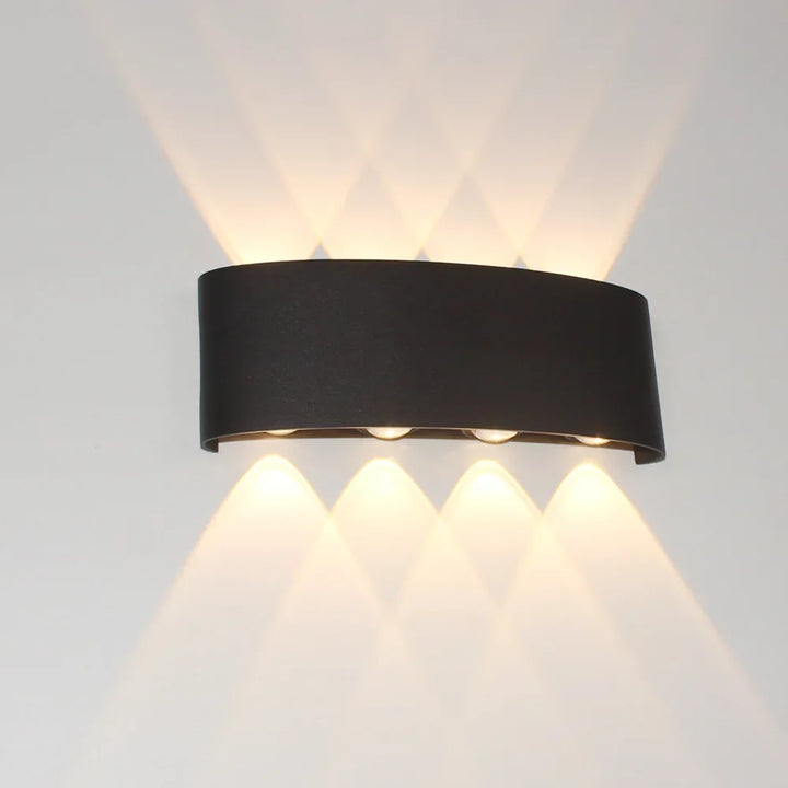 Body Motion Sensor Wall Light Waterproof Outdoor LED Wall Sconce Up Down Glowing Lamps Garden Yard Induction Corridor Wall Lamp | Kalsten