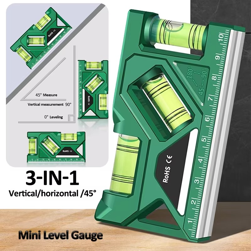 Kalsten | Precision Pocket Level Tool with Magnetic Base & Protractor