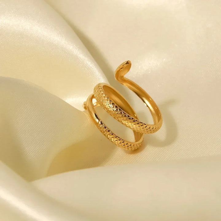 Kalsten | Adjustable Spiraling Snake Ring