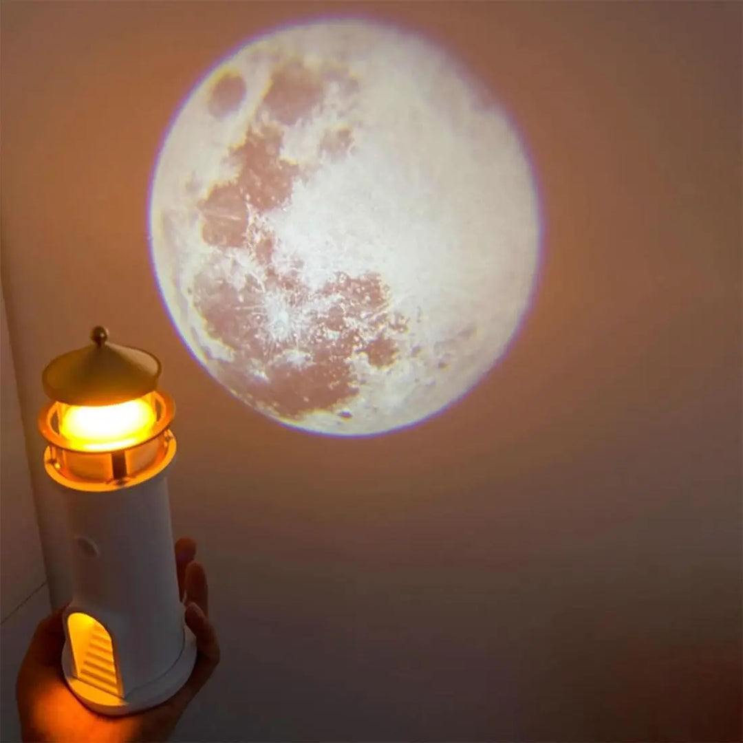 Moon Harbor Lighthouse Night Lamp | Kalsten