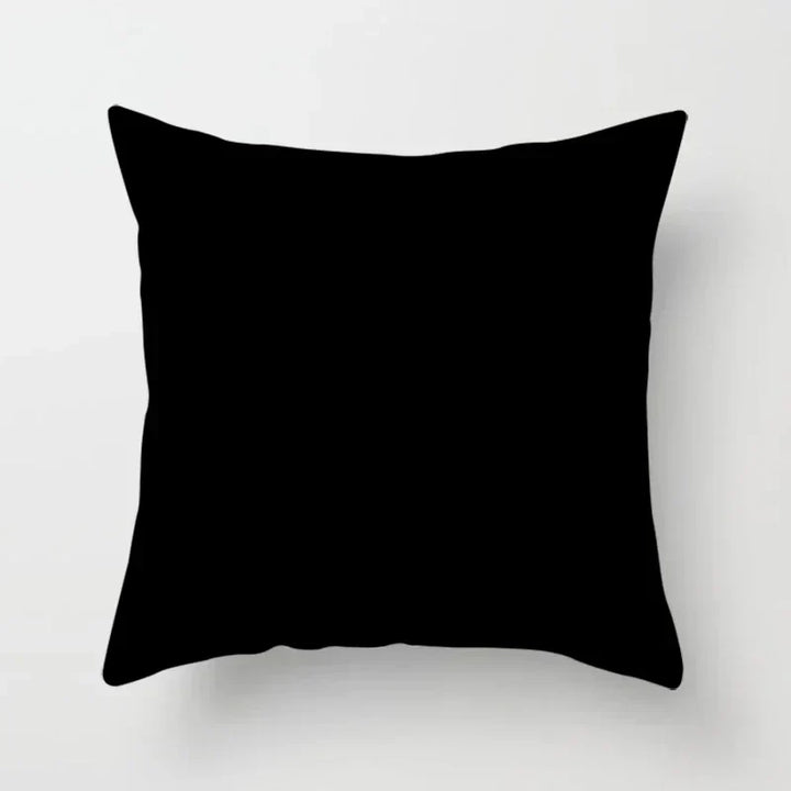 Aurum Cushion Cover - Modern Black-White Cushion Cover with Abstract Art Print Kalsten