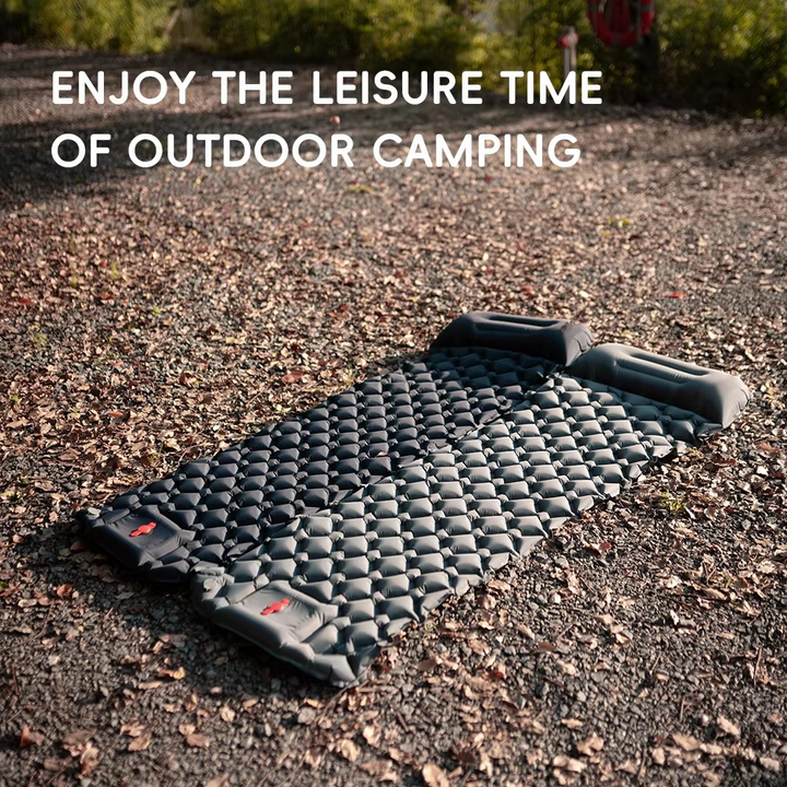 Kalsten | Inflatable Camping Sleeping Pad with Built-in Pillow Self-Inflating Air Cushion for Hiking and Outdoor Travel
