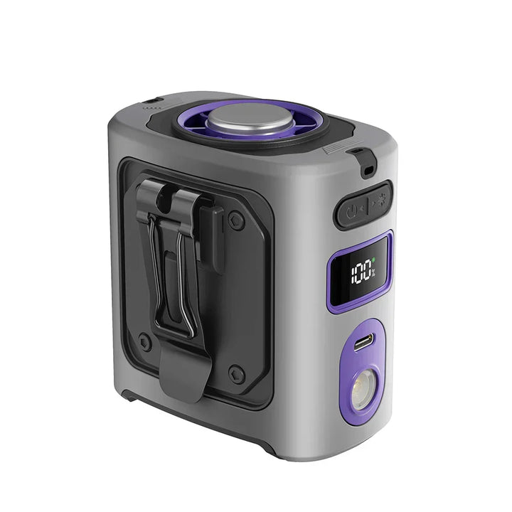8000mAh Portable Cooling Hip Fan with Power Bank & LED Light – FrostBreeze | Kalsten
