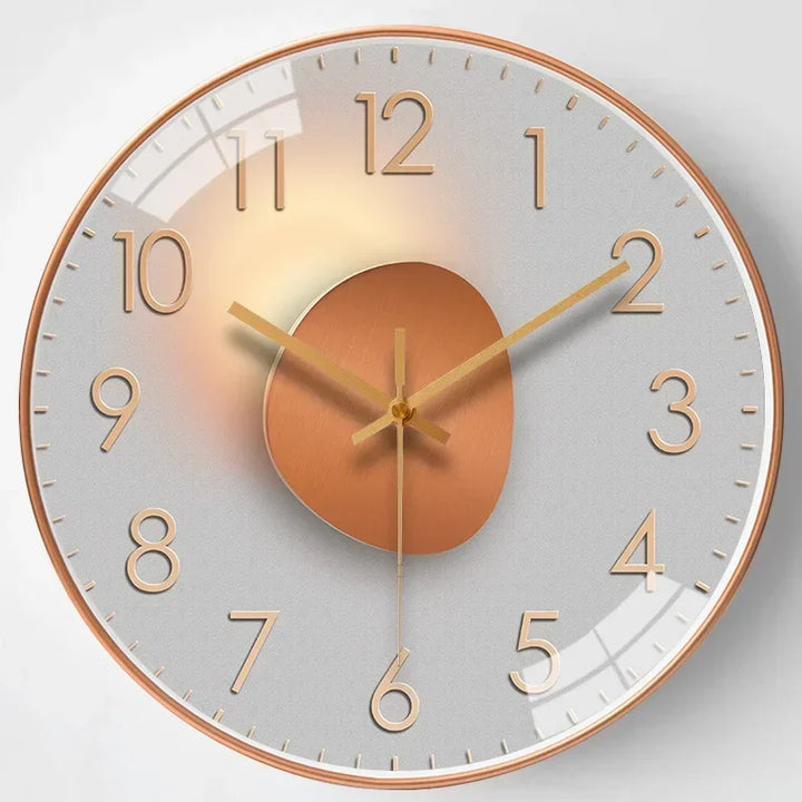 Kalsten | Silent Classic Wall Clock | Non-Ticking Elegant Timepiece for Bedroom & Office