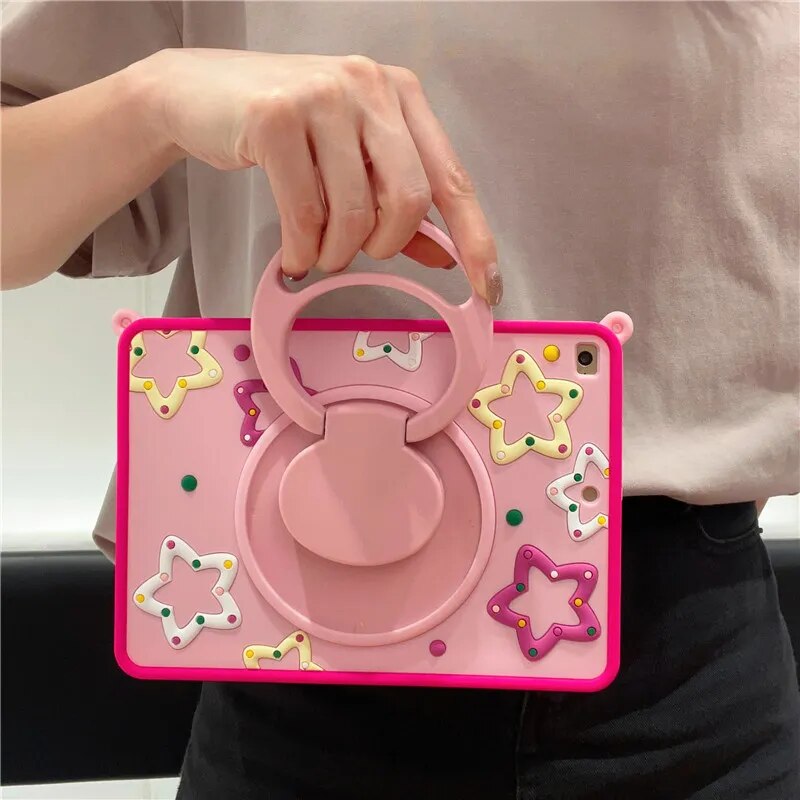 Noxord | Star Cartoon Kids Flexible iPad Case Stand