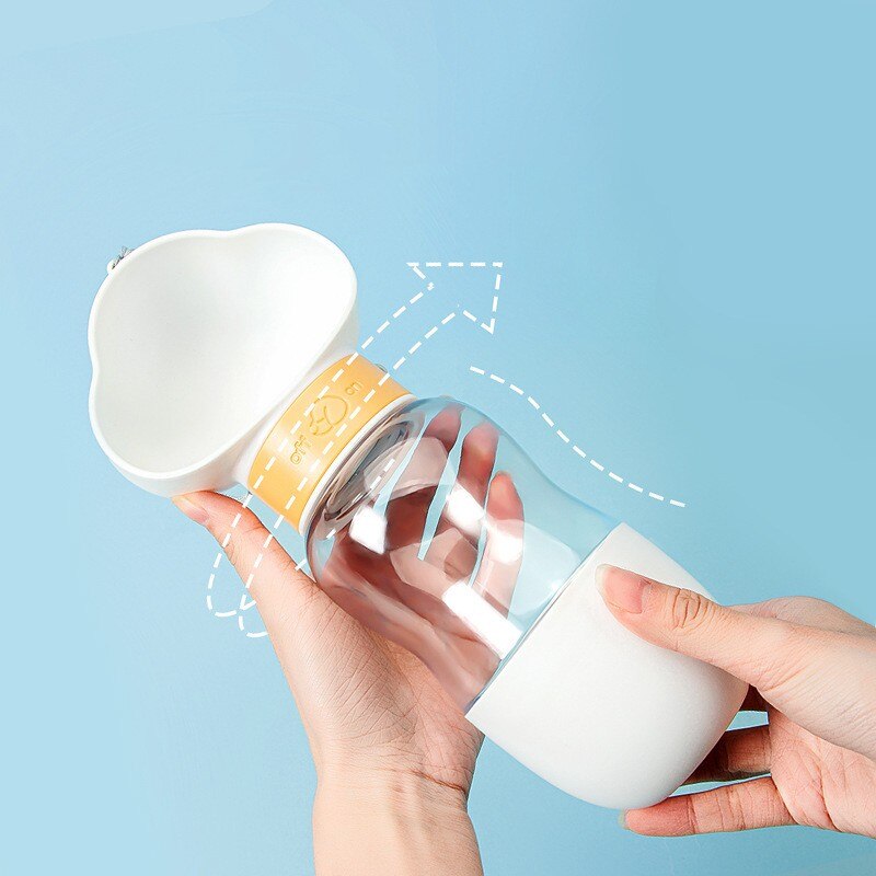 2in1 Smart Pet Portable Water Bottle Feeder | Kalsten