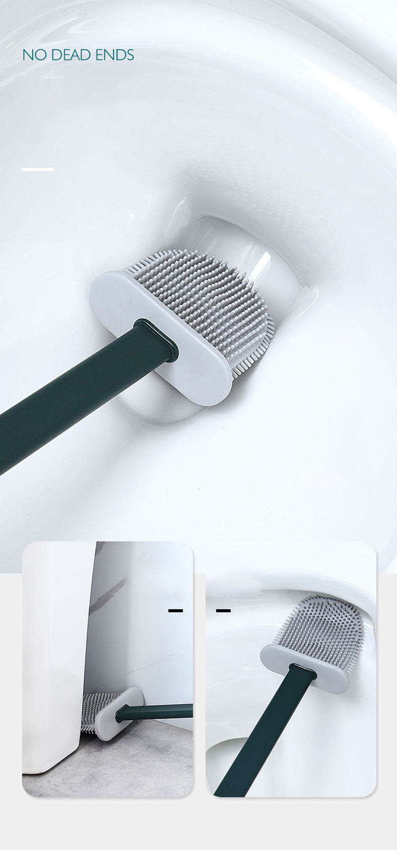 ToiletPro - Flexible Silicone Brush for Perfect Toilet Cleaning Kalsten