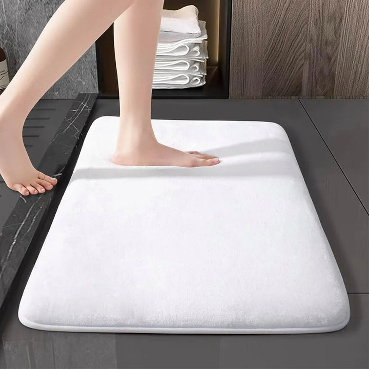 Ultra Absorbent Nordic Bath Mat Shower Room Floor Mat Super Anti-Slip Cushioned Soft Velvet Shower Mat For Washroom | Kalsten