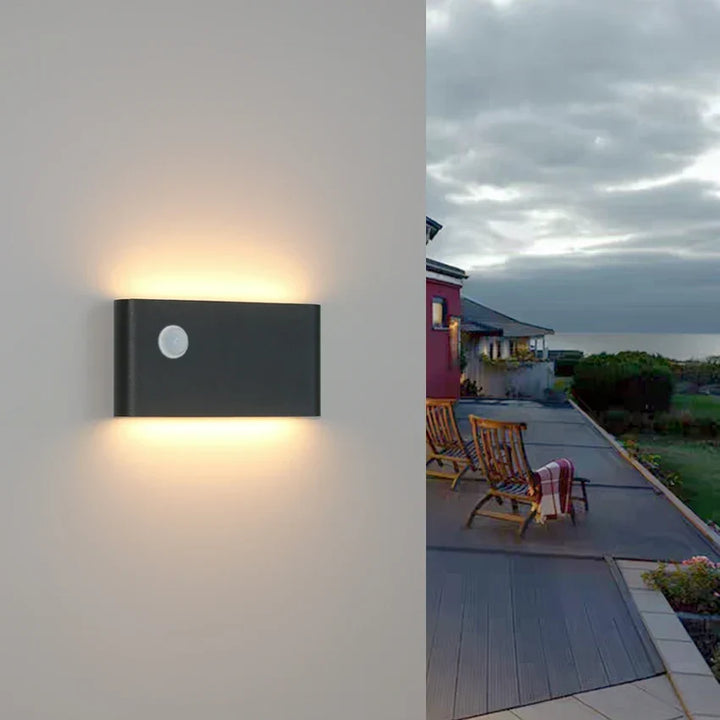 Modern LED Outdoor Motion Sensor Waterproof Wall Lamp - Ideal for Garden, Courtyard, and Corridor Lighting | Kalsten