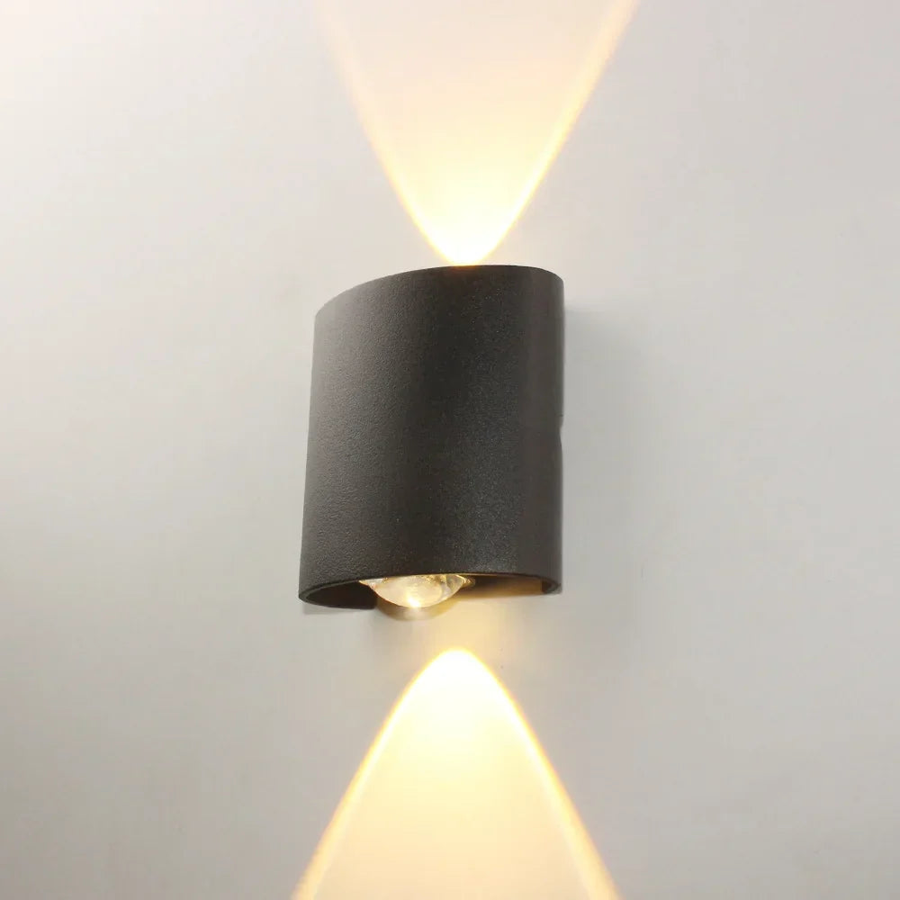 Body Motion Sensor Wall Light Waterproof Outdoor LED Wall Sconce Up Down Glowing Lamps Garden Yard Induction Corridor Wall Lamp | Kalsten