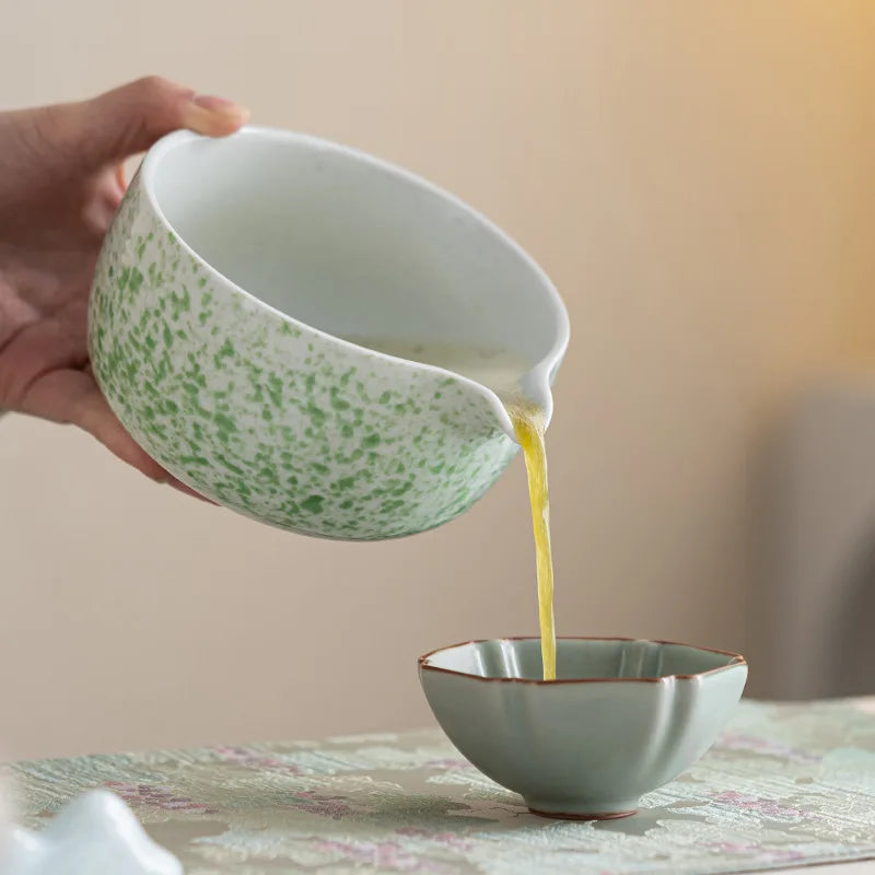 Ceramic Matcha Bowl Set Natural Size Standard High-Quality with Whisk-6