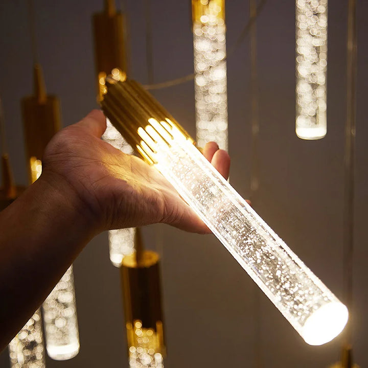 Kalsten | Chandelier with crystal pendants