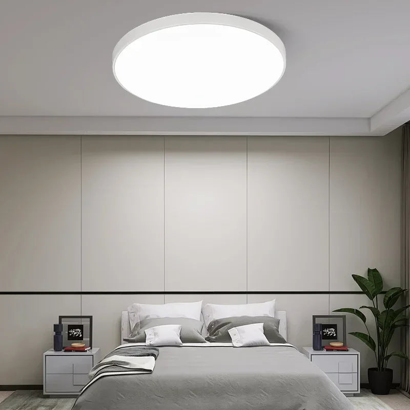 Contemporary Circular LED Ceiling Lamp - Study Eye Protection Lamp for Bedroom, Bathroom, Hallway | Kalsten