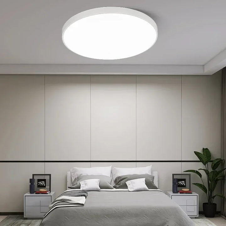 Contemporary Circular LED Ceiling Lamp - Study Eye Protection Lamp for Bedroom, Bathroom, Hallway | Kalsten