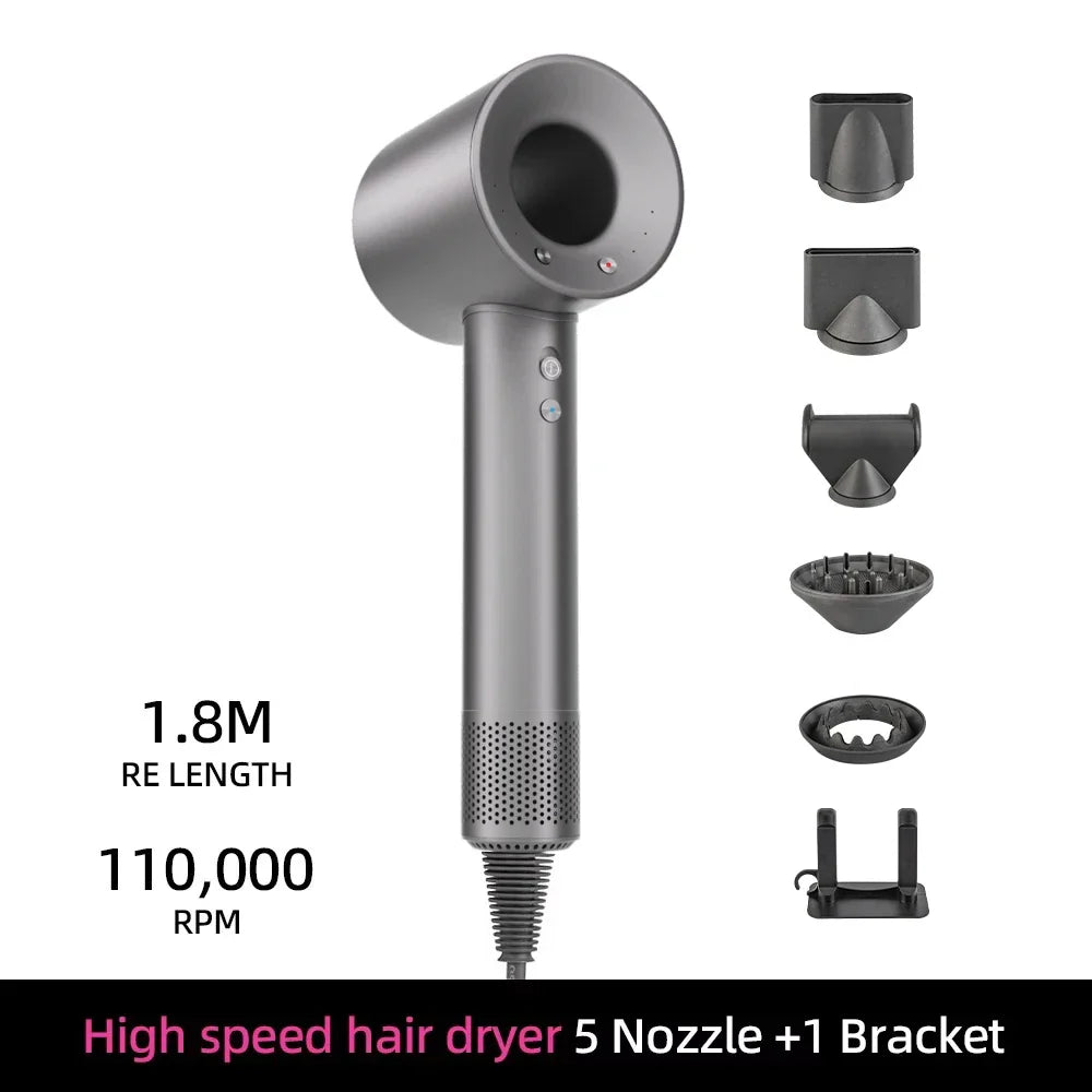 Skanto | Ion Hair Dryer | 200 Million Negative Ions | Intelligent Temperature Control | 110,000 RPM