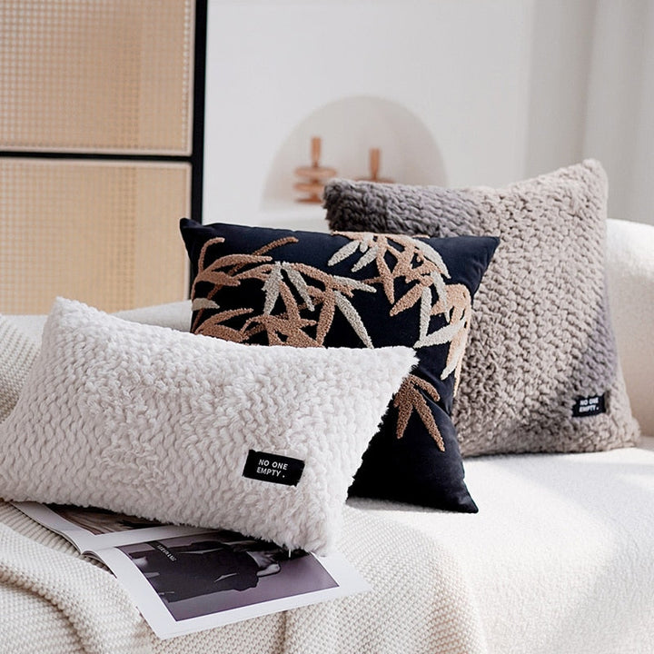 Embroidered Orchid Pillowcase | Kalsten