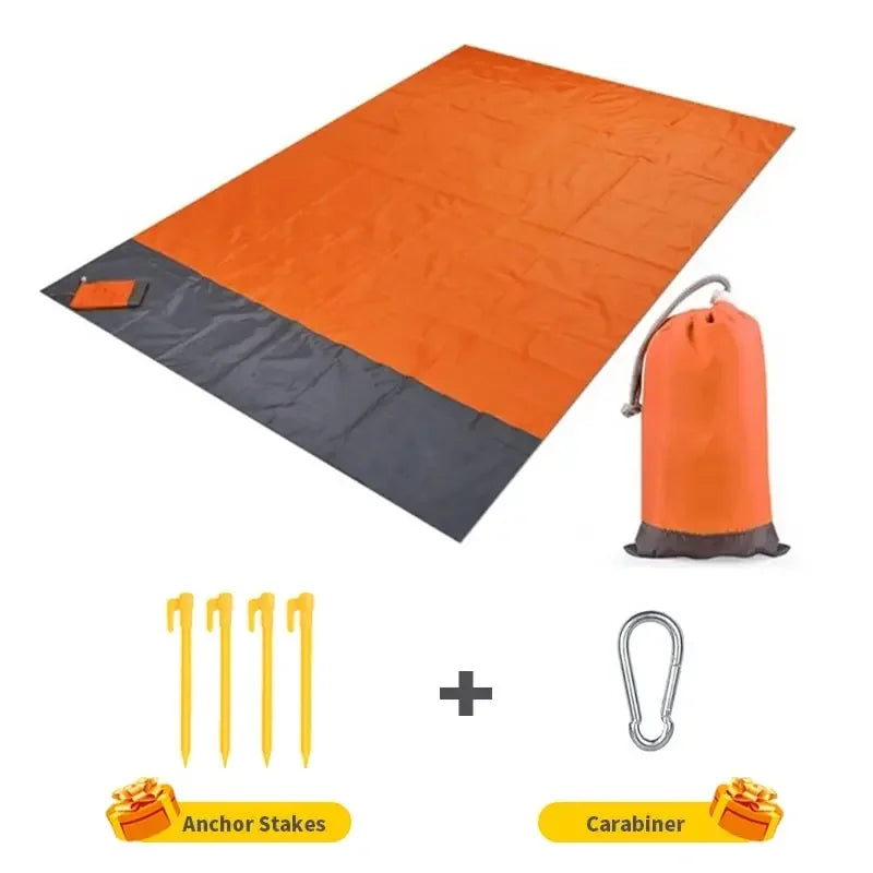 Kalsten | TerraLoom Beach Blanket | 210 x 200 cm | Sand-free & Waterproof | Ultra-light & Large