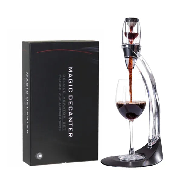 Kalsten | VinaLuxe Wine Aerator with Filter | Instant Full Aroma | Softer Tannins | Modern Design