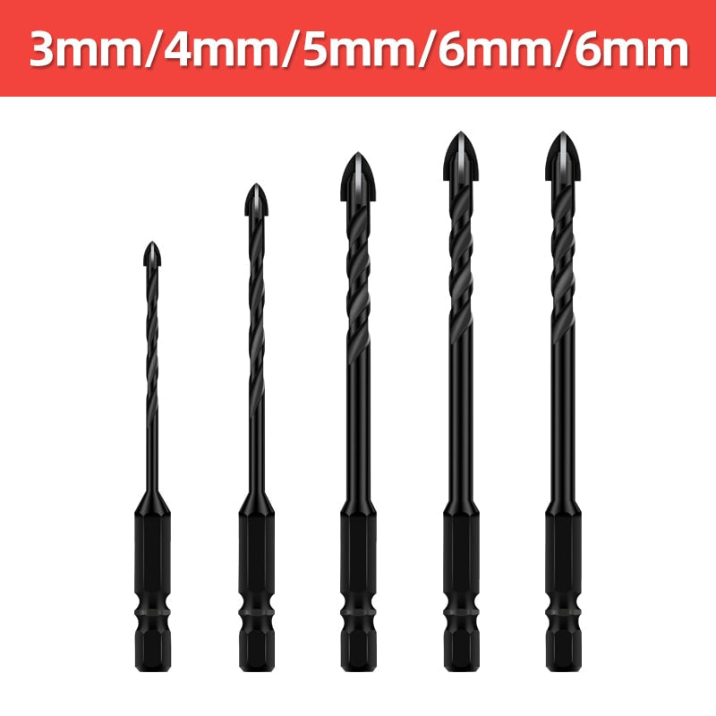 Heavy-Duty Mega Ultimate Cross Hex Drill Bit Set | Kalsten