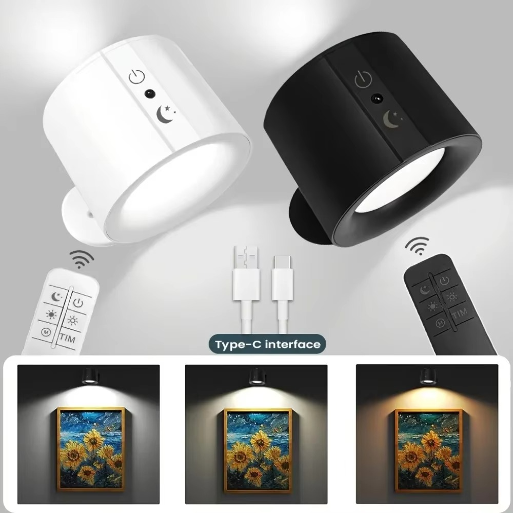 Rechargeable Magnetic Double-Sided LED Wall Lamp