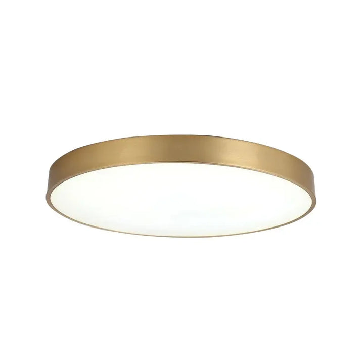 Modern LED Corridor Ceiling Light Lamps - Simple Golden Round | Kalsten