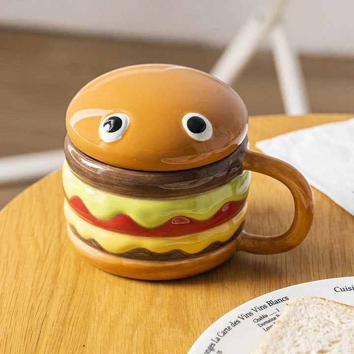 Kalsten | Yummy Hamburger-Shaped Ceramic Hamburger Mug