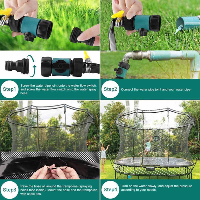 Kalsten | Refreshing trampoline fun - water sprinkler